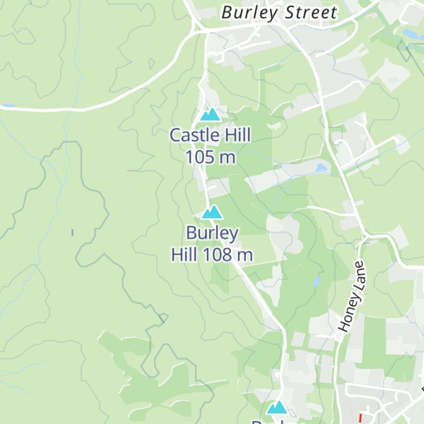 Map of Burley Hill