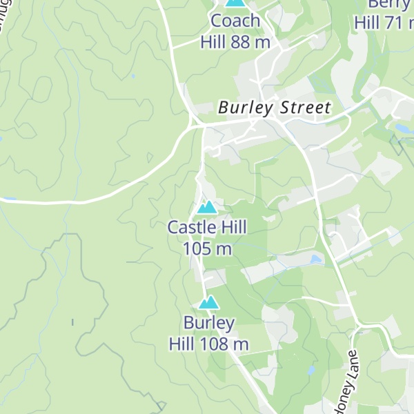 Map of Castle Hill
