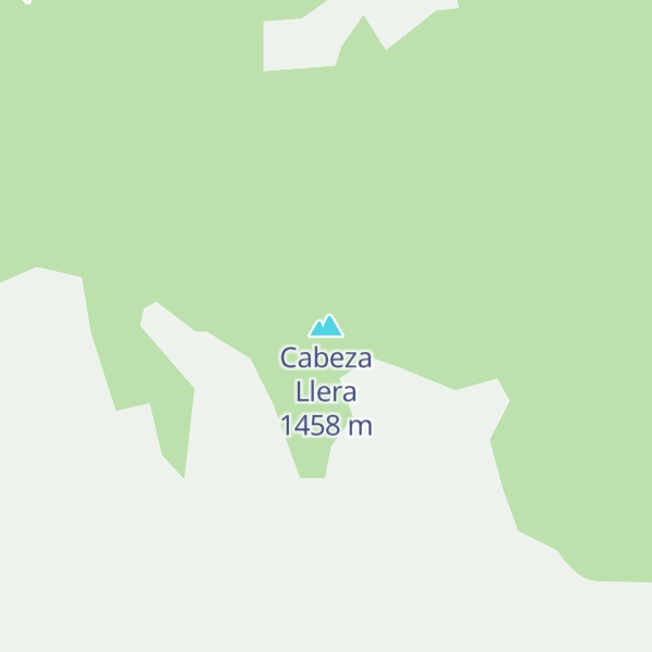 Map of Cabeza Llera