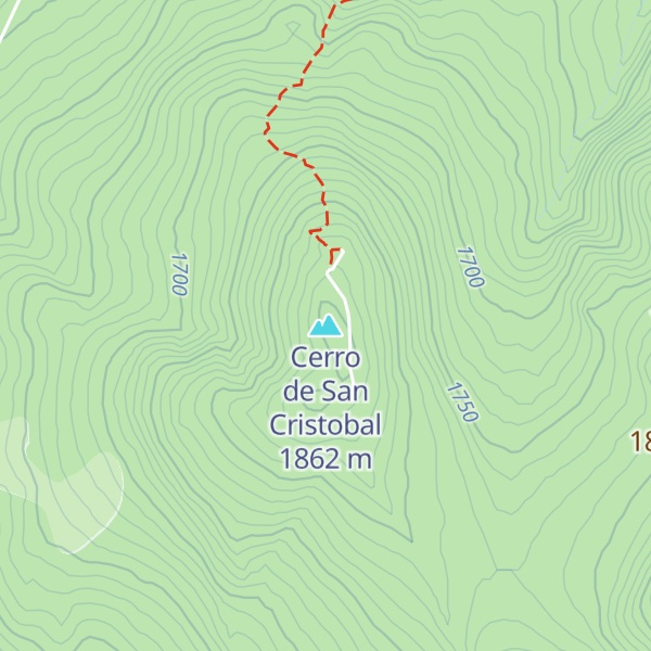 Map of Cerro de San Cristobal