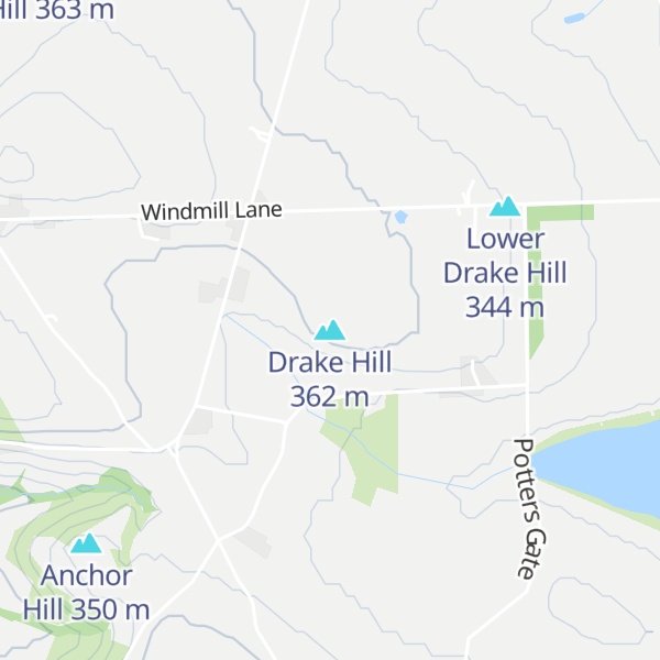 Map of Drake Hill