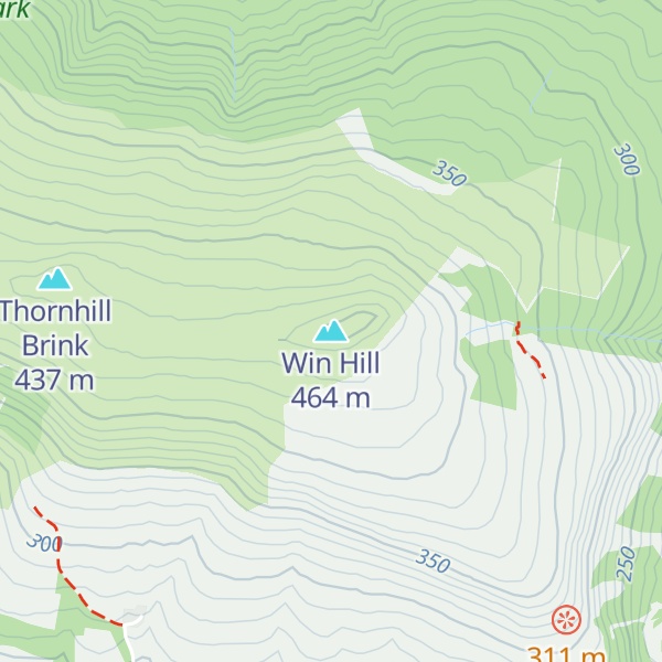 Map of Win Hill
