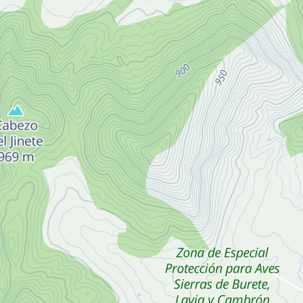 Map of Cerro del Lomillo