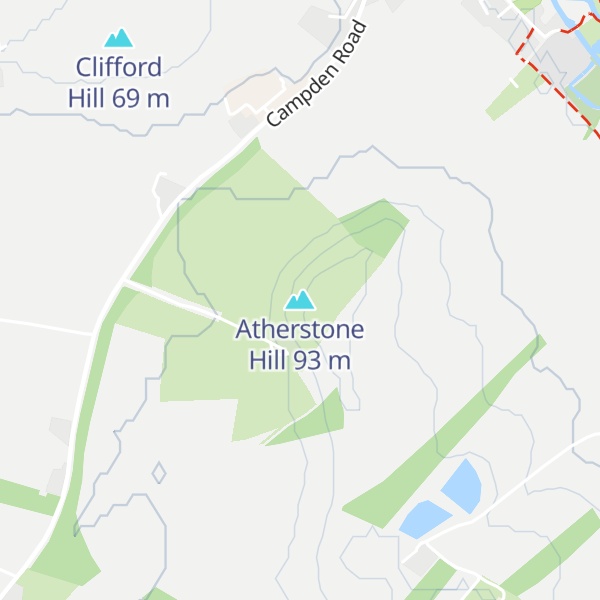Map of Atherstone Hill