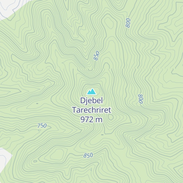 Map of Djebel Tarechriret