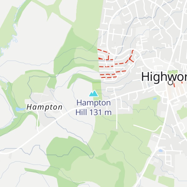 Map of Hampton Hill