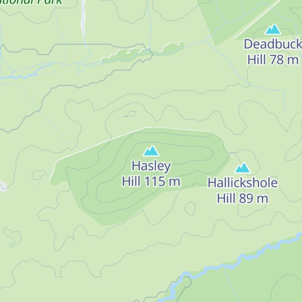 Map of Hasley Hill