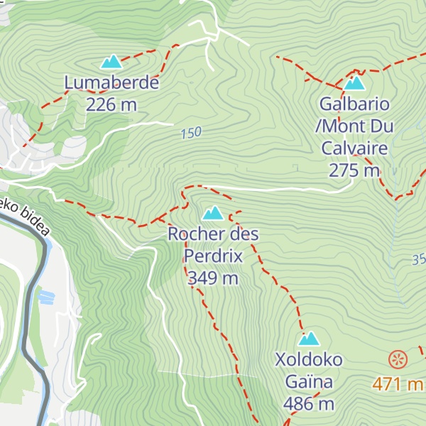 Map of Rocher des Perdrix