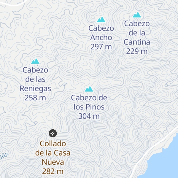Map of Cabezo de los Pinos