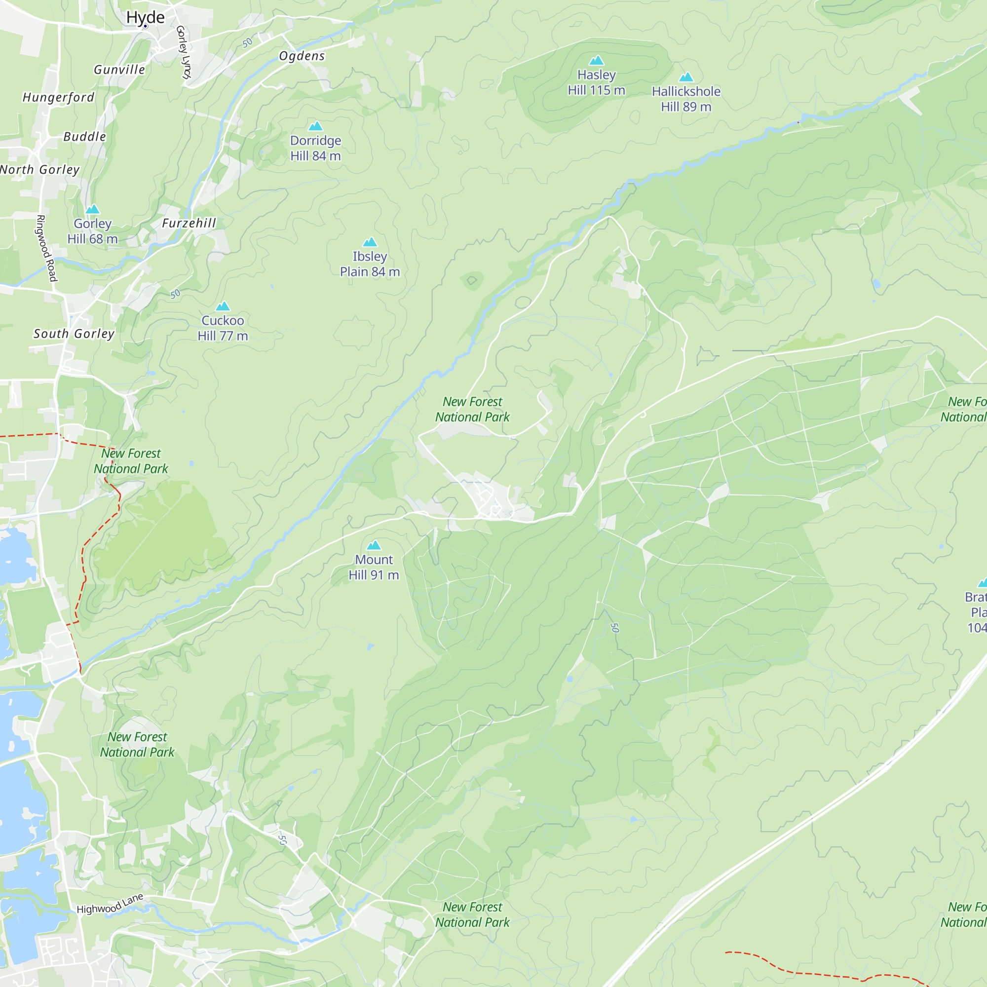 The Bothy map