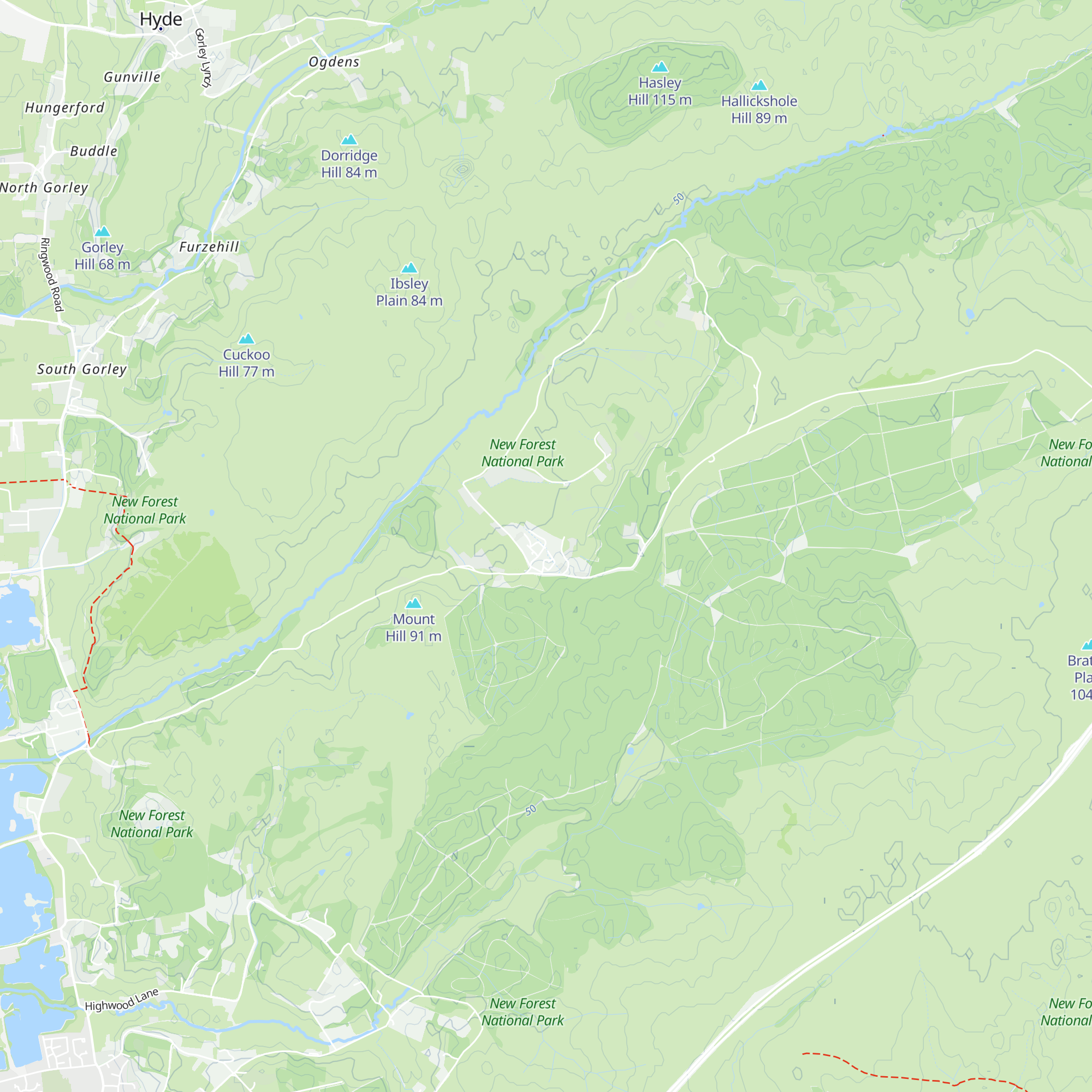 The Bothy map