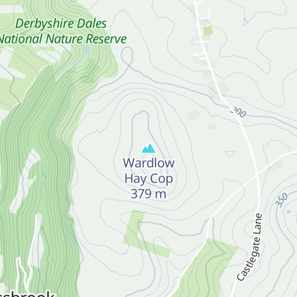 Map of Wardlow Hay Cop