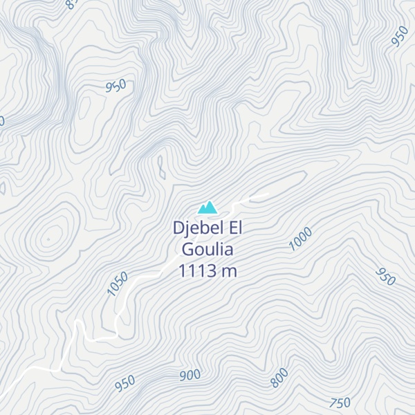 Map of Djebel El Goulia