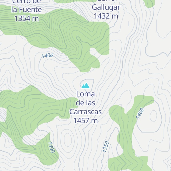Map of Loma de las Carrascas