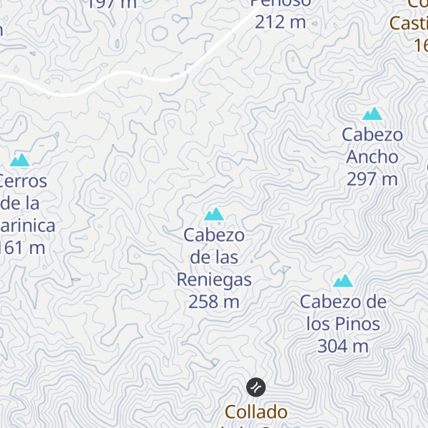 Map of Cabezo de las Reniegas