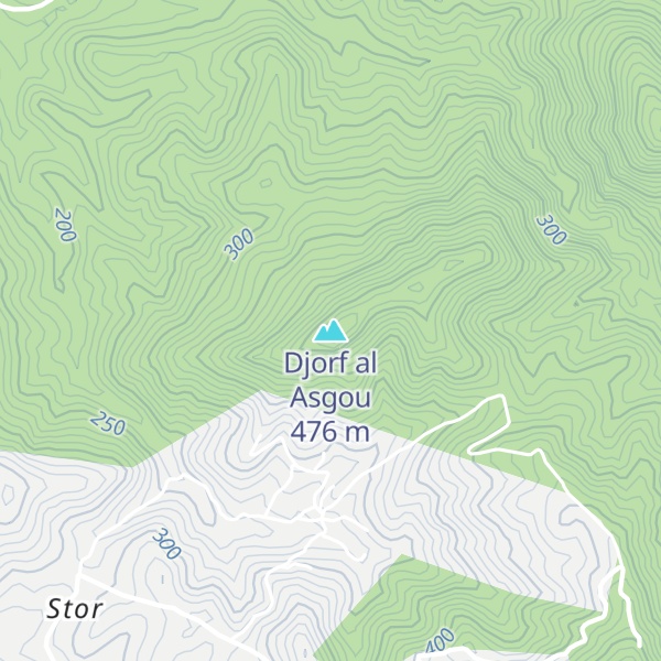 Map of Djorf al Asgou