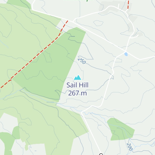 Map of Sail Hill