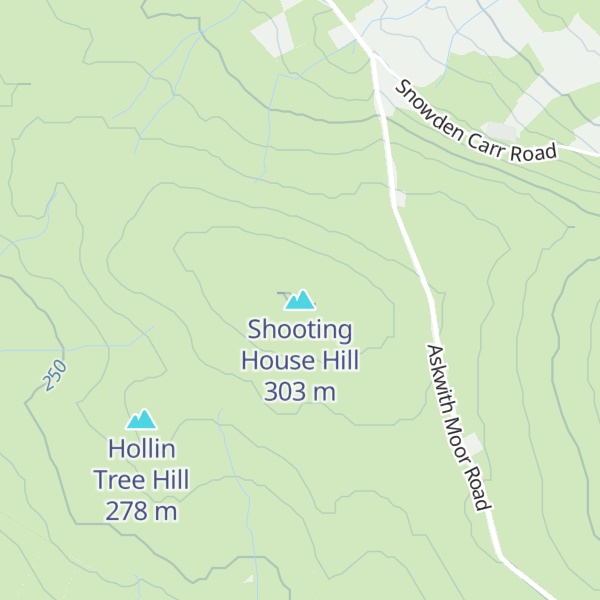 Map of Shooting House Hill