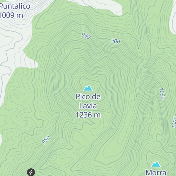 Map of Pico de Lavia