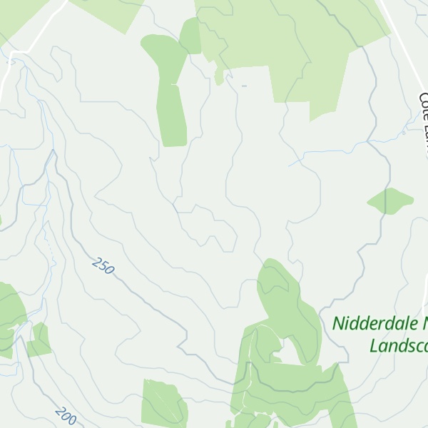 Map of Bales Hill