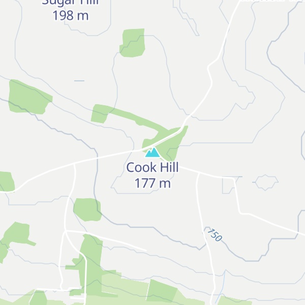 Map of Cook Hill