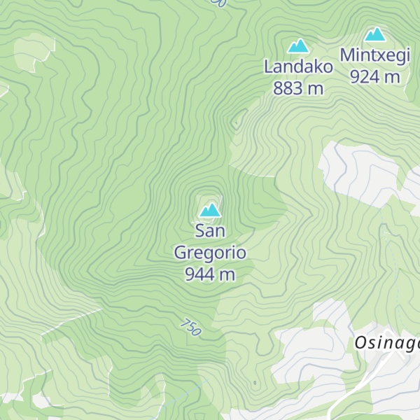 Map of San Gregorio