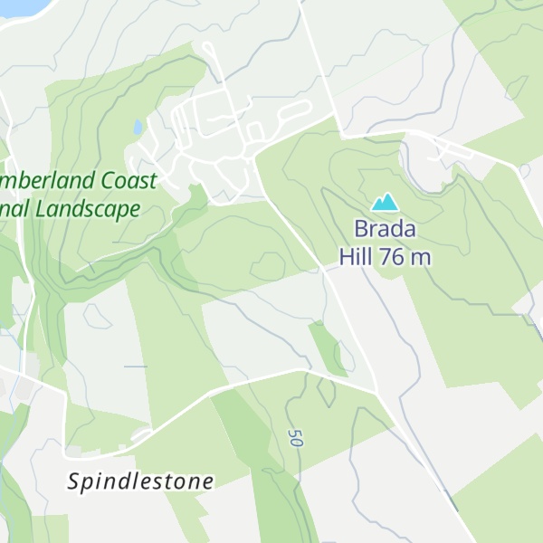 Map of South Hill