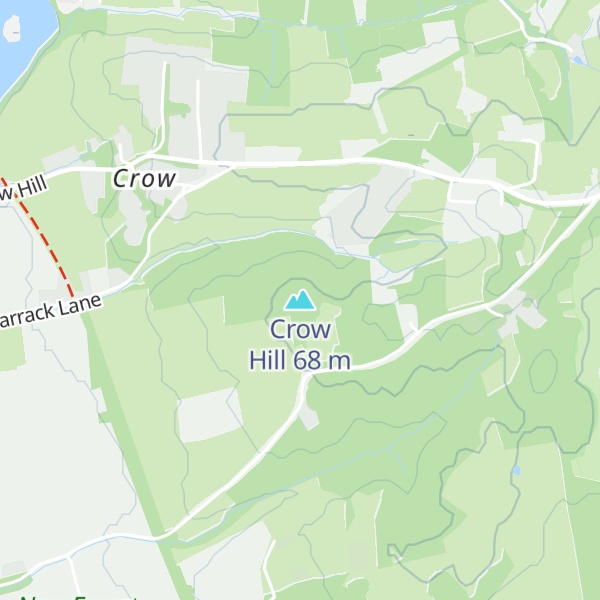Map of Crow Hill