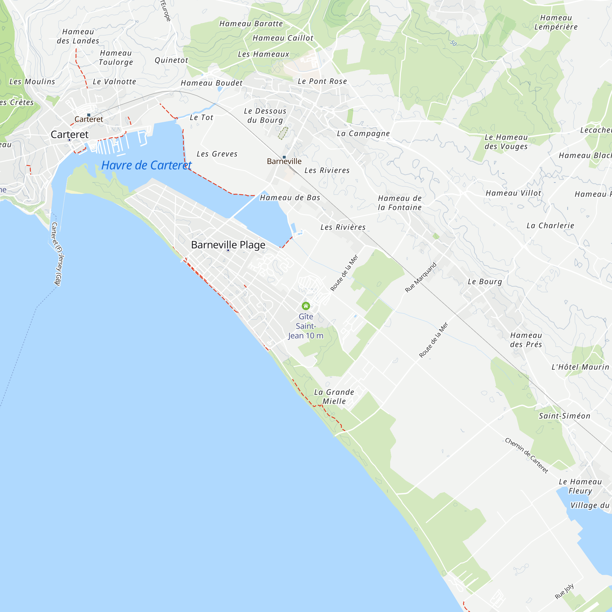 Gîte Saint-Jean map