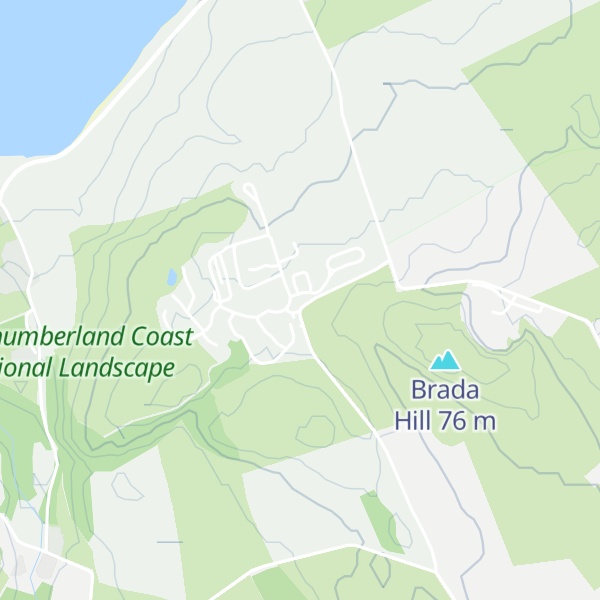 Map of East Hill