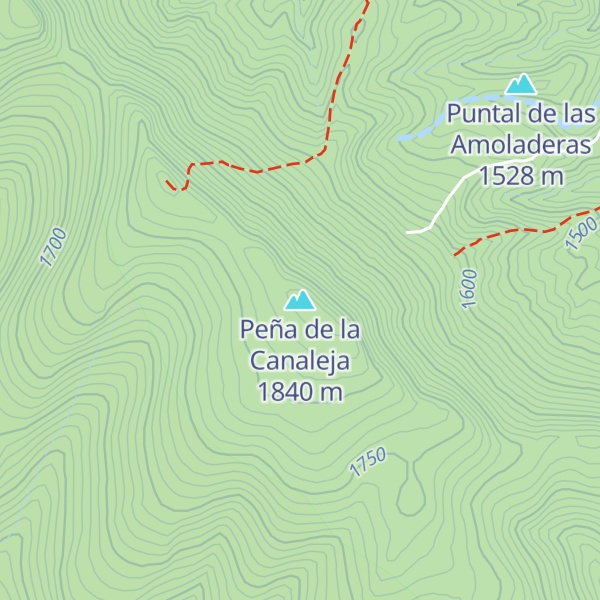 Map of Peña de la Canaleja