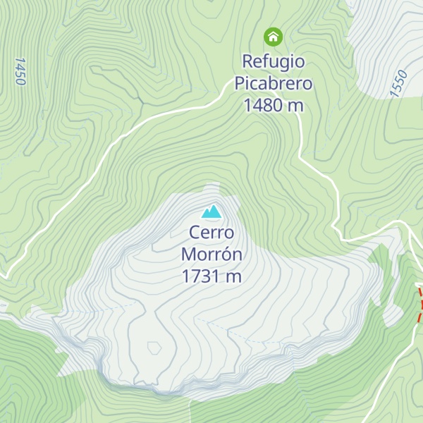 Map of Cerro Morrón