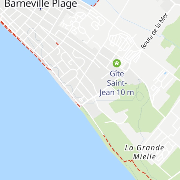 Map of Gîte Côté Mer