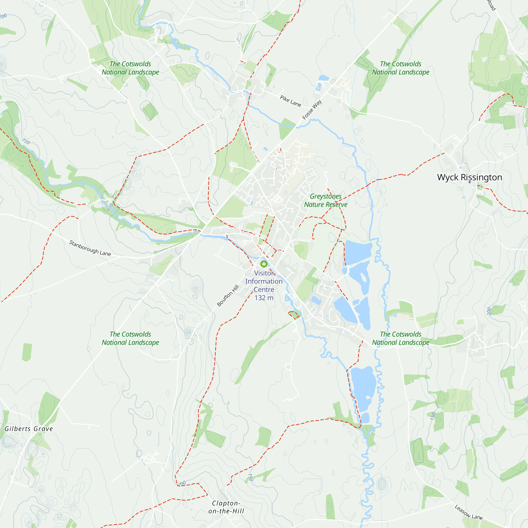 Visitor Information Centre map