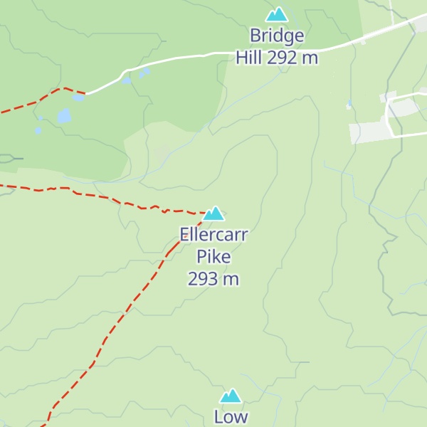 Map of Ellercarr Pike