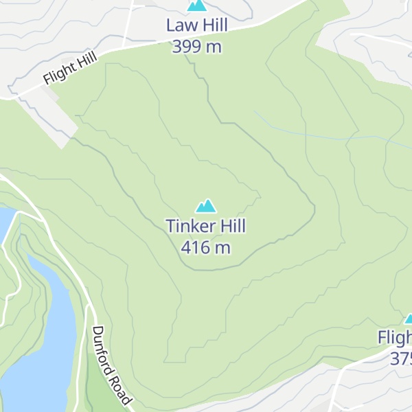 Map of Tinker Hill