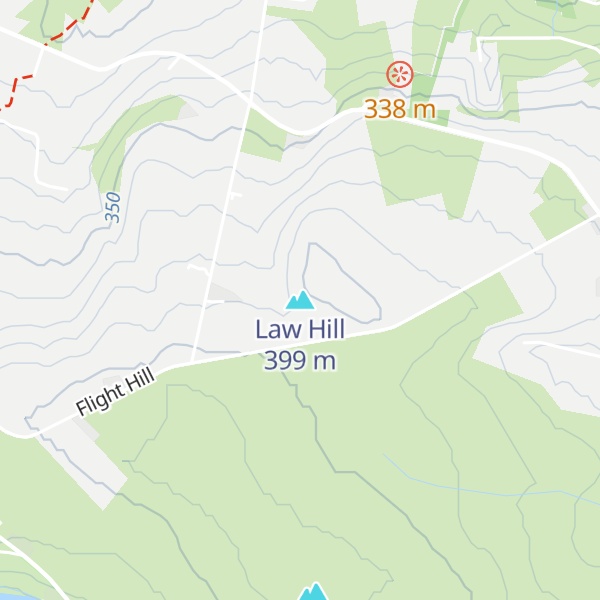 Map of Law Hill