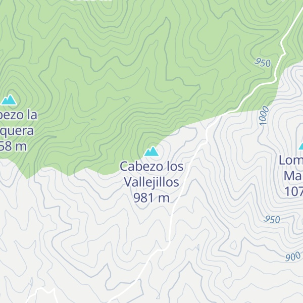 Map of Cabezo los Vallejillos