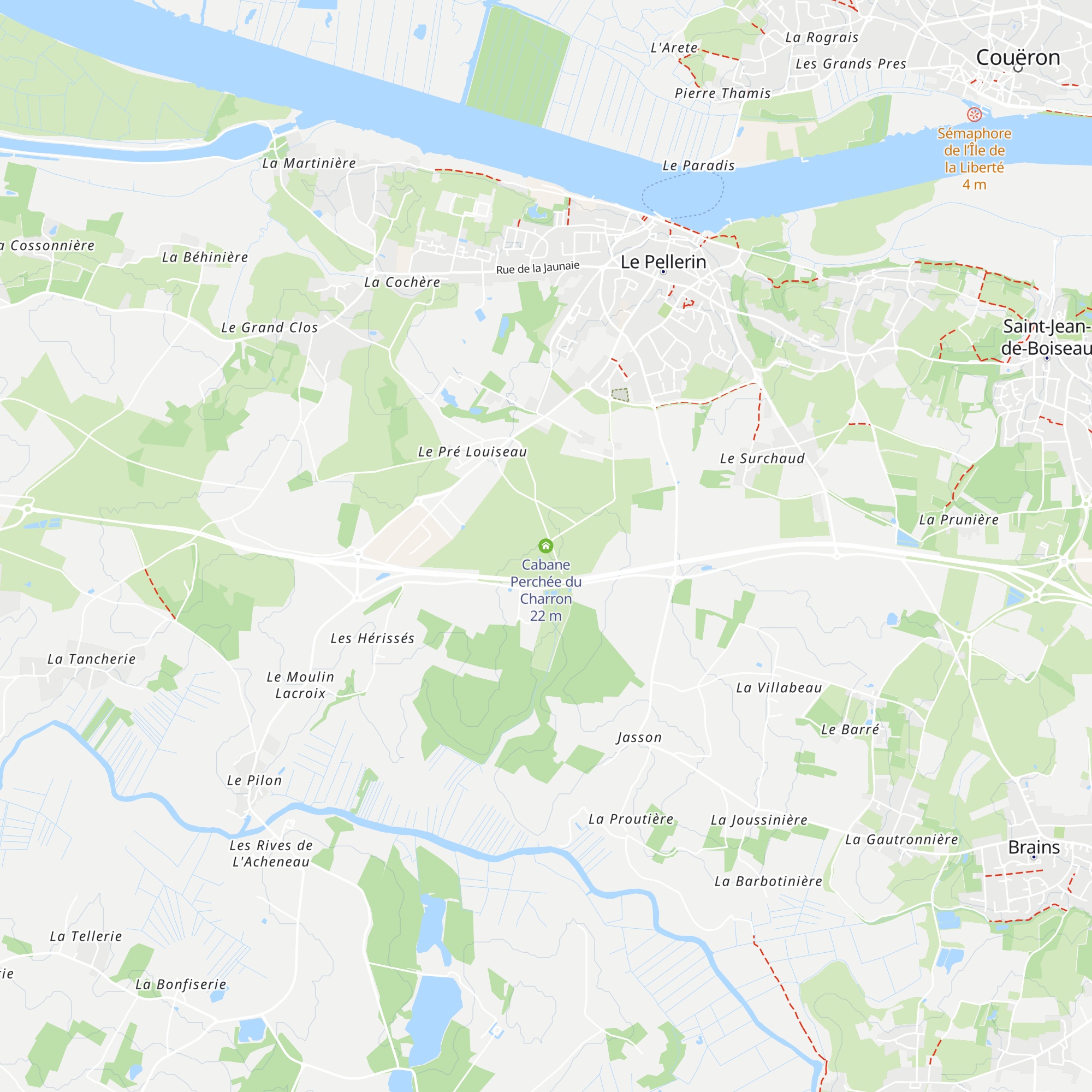 Cabane Perchée du Charron map