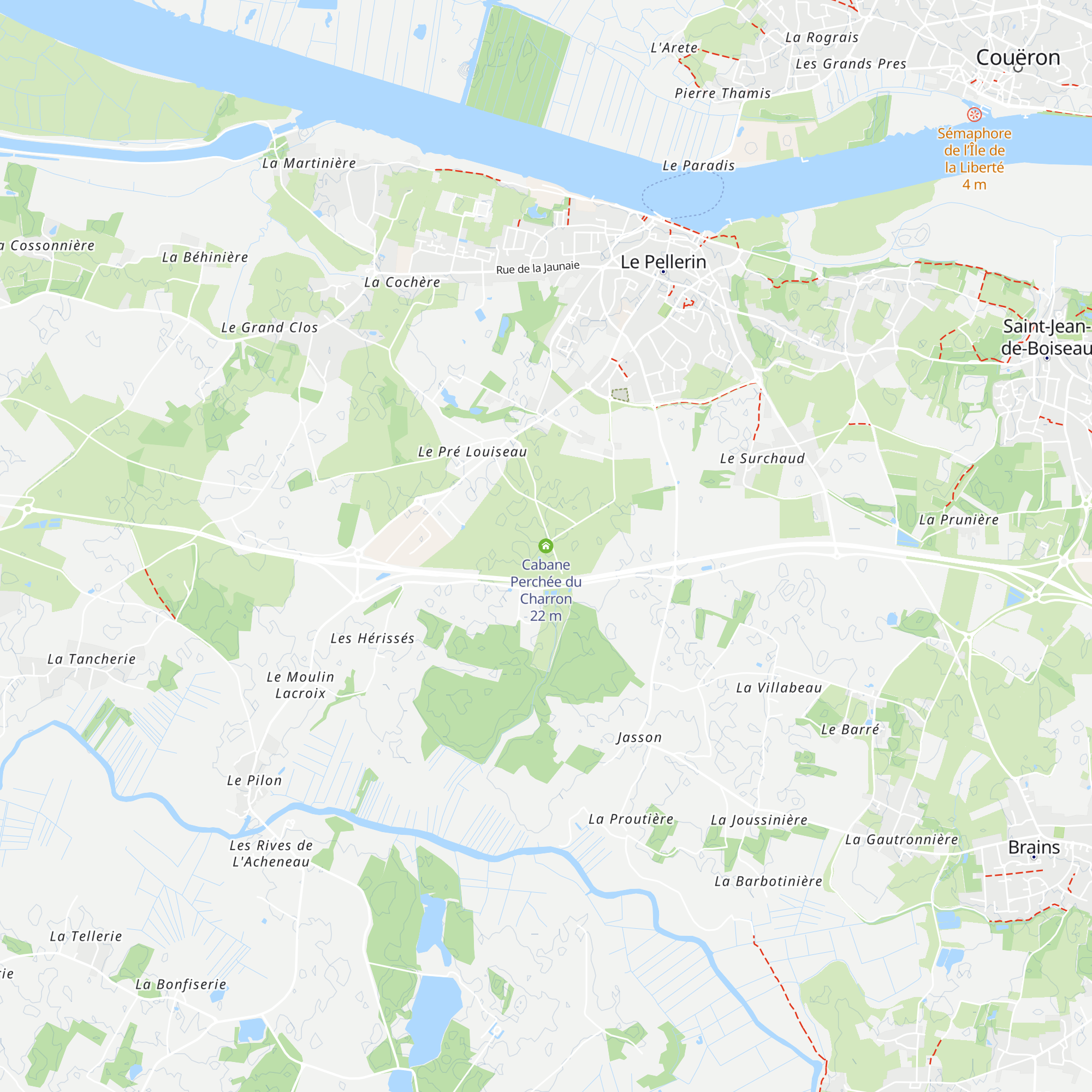 Cabane Perchée du Charron map