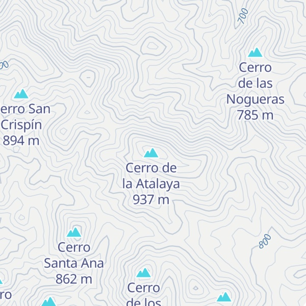 Map of Alto de las Umbrías