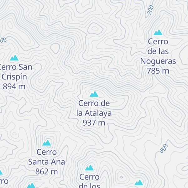 Map of Cerro de la Atalaya