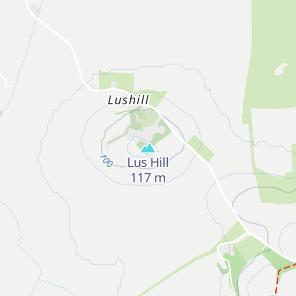 Map of Lus Hill