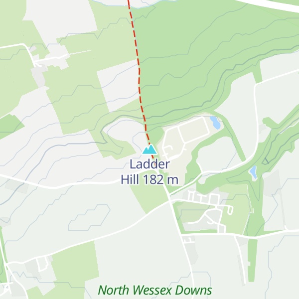 Map of Ladder Hill