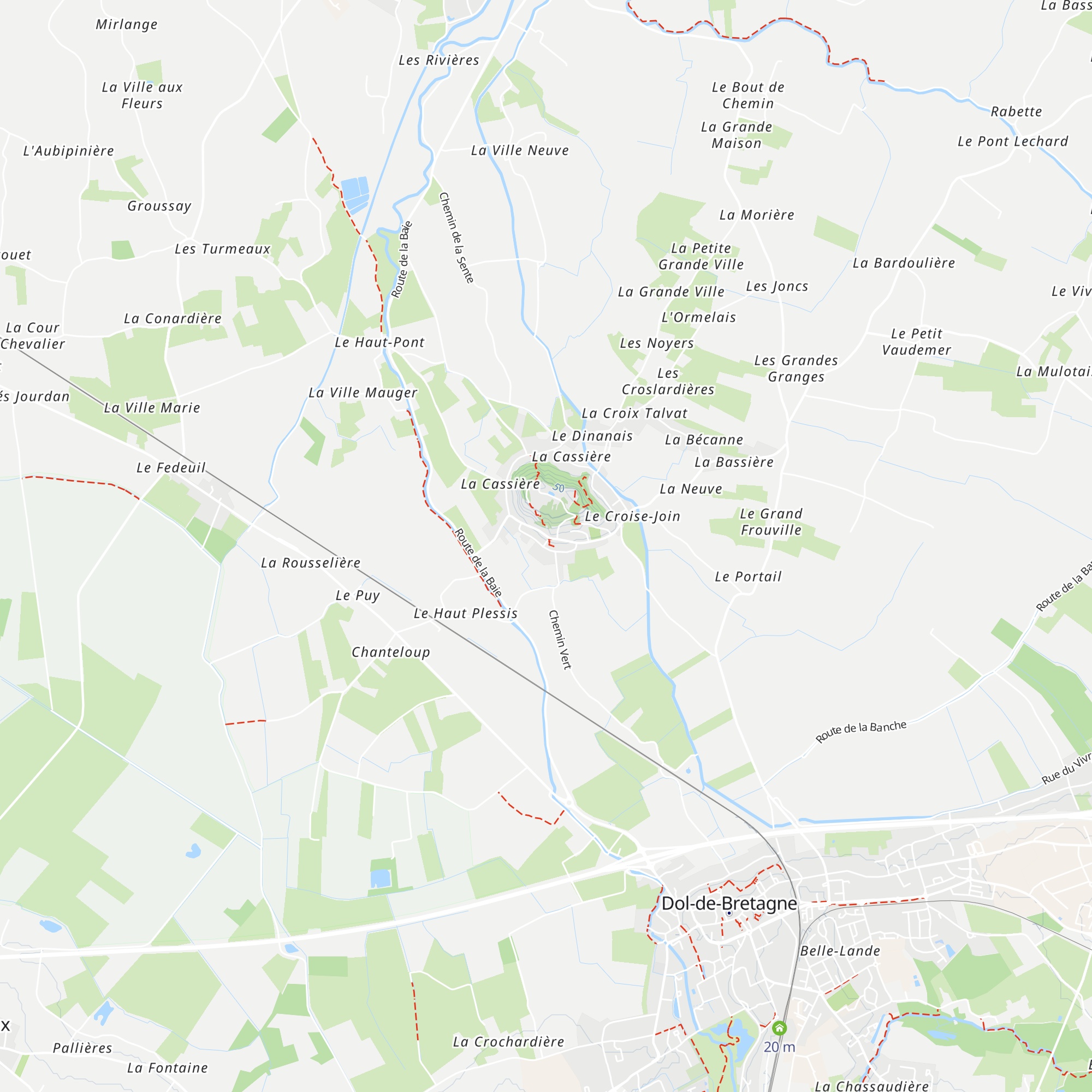 Gîtes Les 2 Hermines map