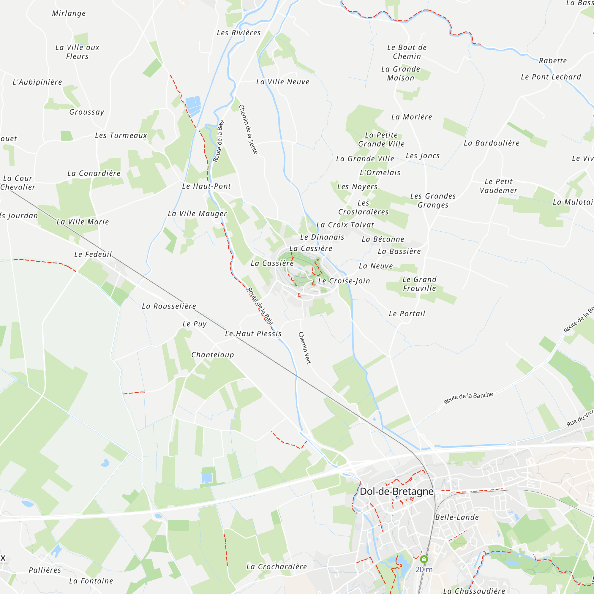 Gîtes Les 2 Hermines map