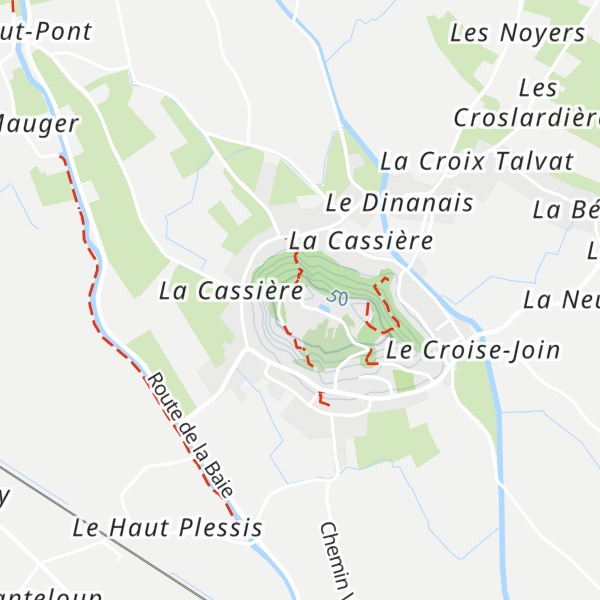 Map of Mont Dol