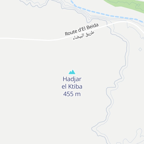 Map of Hadjar el Ktiba