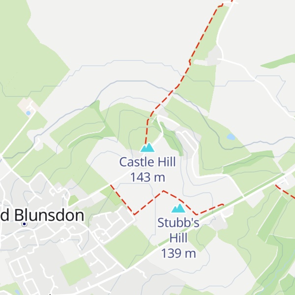 Map of Castle Hill