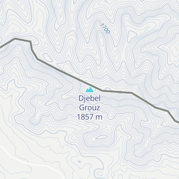 Map of Djebel Grouz